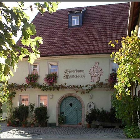 Gästehaus Mönchshof Sommerhausen Exterior foto